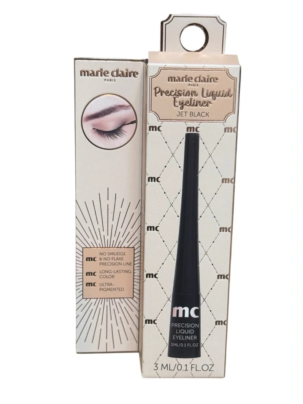 Marie Claire Paris Precision Liquid Eyeliner in Jet Black NWT